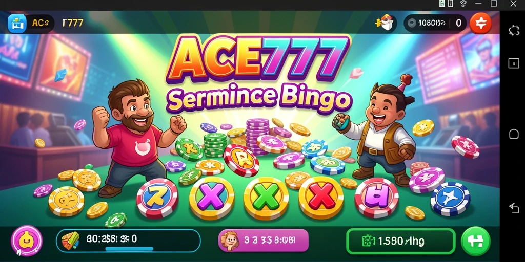 Tampilan menarik gameplay Bingo di ACE777.