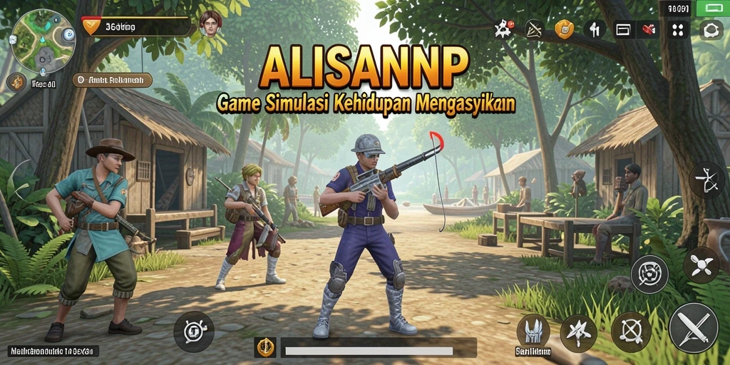 Gameplay seru ALISANRP yang membawa pengalaman simulasi kehidupan.