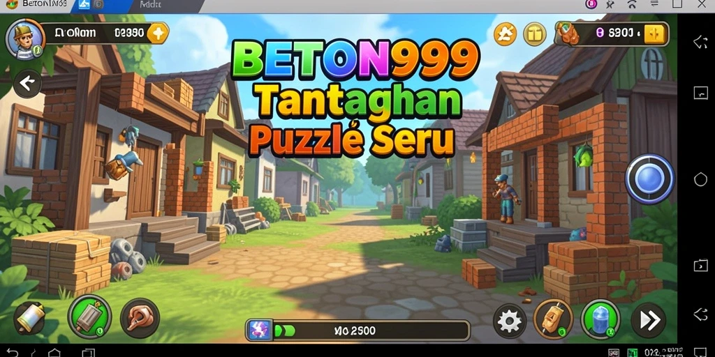 Screenshot BETON999 menampilkan gameplay Puzzle yang penuh warna dan menarik.