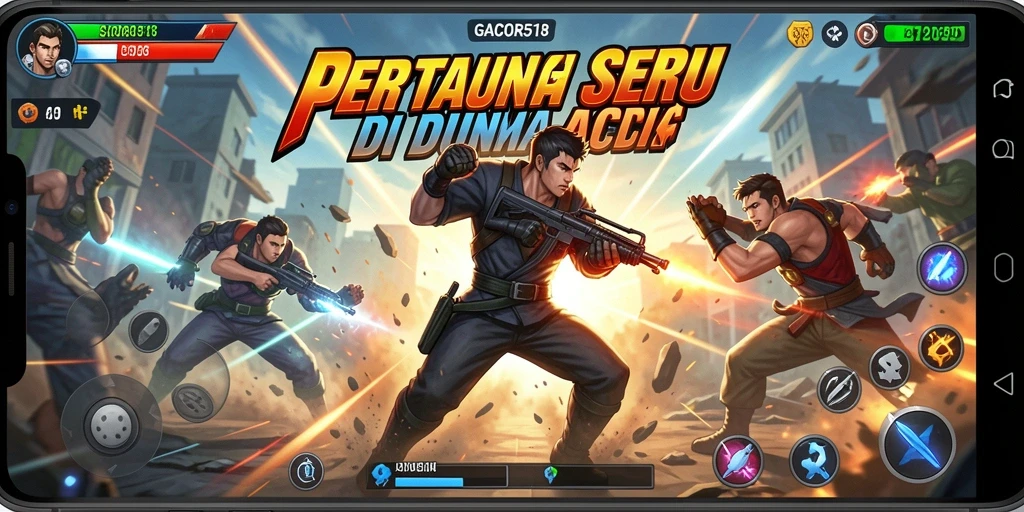Gameplay GACOR518 yang penuh aksi dan petualangan.