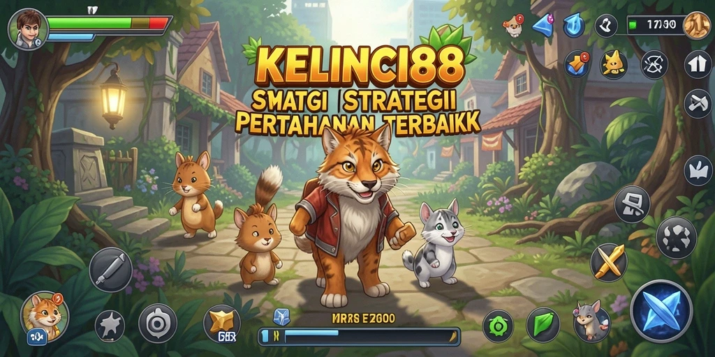 Tampilan gameplay KELINCI88 yang menegangkan di Tower Defense.