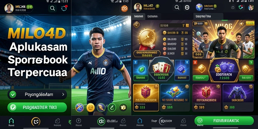 Tampilan gameplay Sportsbook yang menarik di MILO4D.