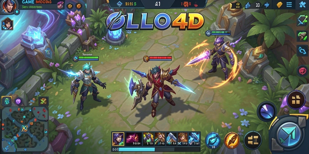 Tampilan gameplay OLLO4D yang mendebarkan dan penuh aksi.