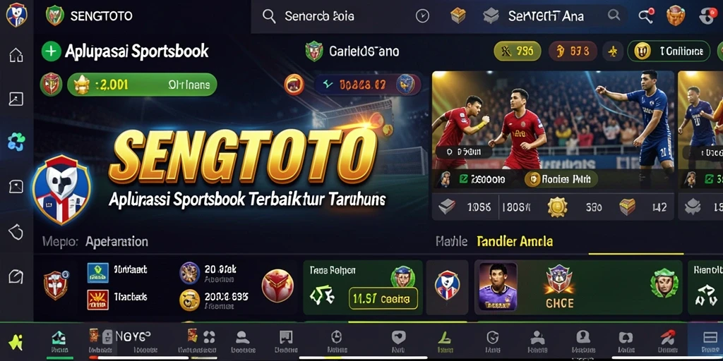 Tampilan gameplay SENGTOTO saat memasang taruhan olahraga.