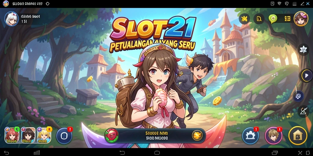 Tampilkan gameplay yang menarik dari SLOT21 dengan karakter unik dan efek visual yang menawan.