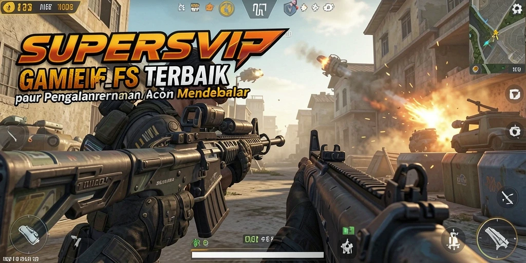 Tangkapan layar menunjukkan aksi seru dalam gameplay FPS.