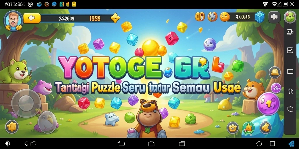 Tampilan gameplay YOTOGEL yang menarik dan penuh tantangan.
